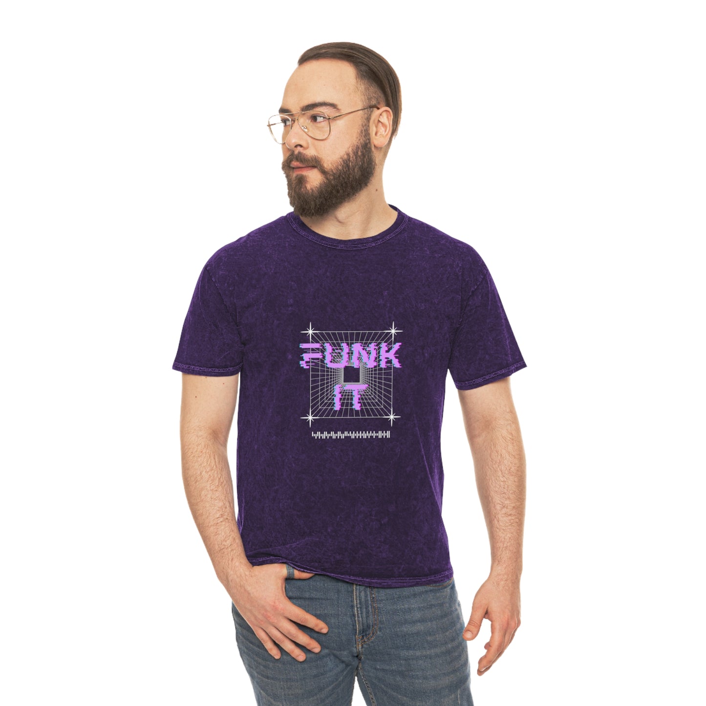 Funk It Trendy Shirt for Woman and Man Unisex Mineral Wash T-Shirt