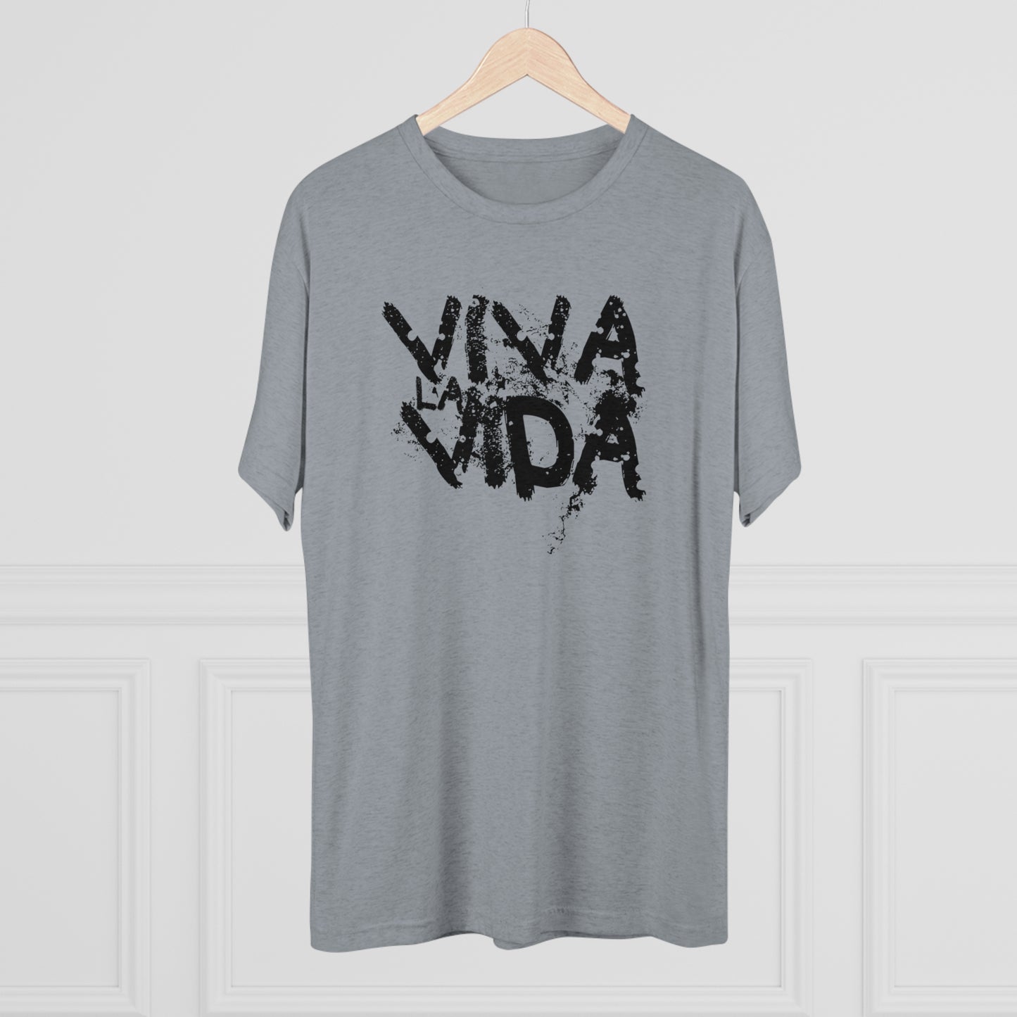 Viva La Vida Rock Unisex Tri-Blend Crew Tee