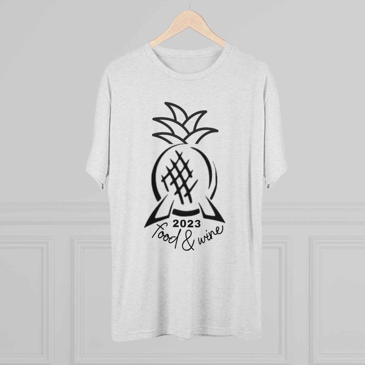 Pineapple Epcot Food and Wine Unisex Tri-Blend Crew Tee