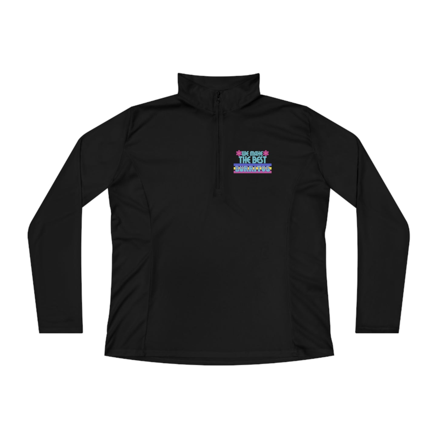 NICU RN Burrito Ladies Quarter-Zip Pullover