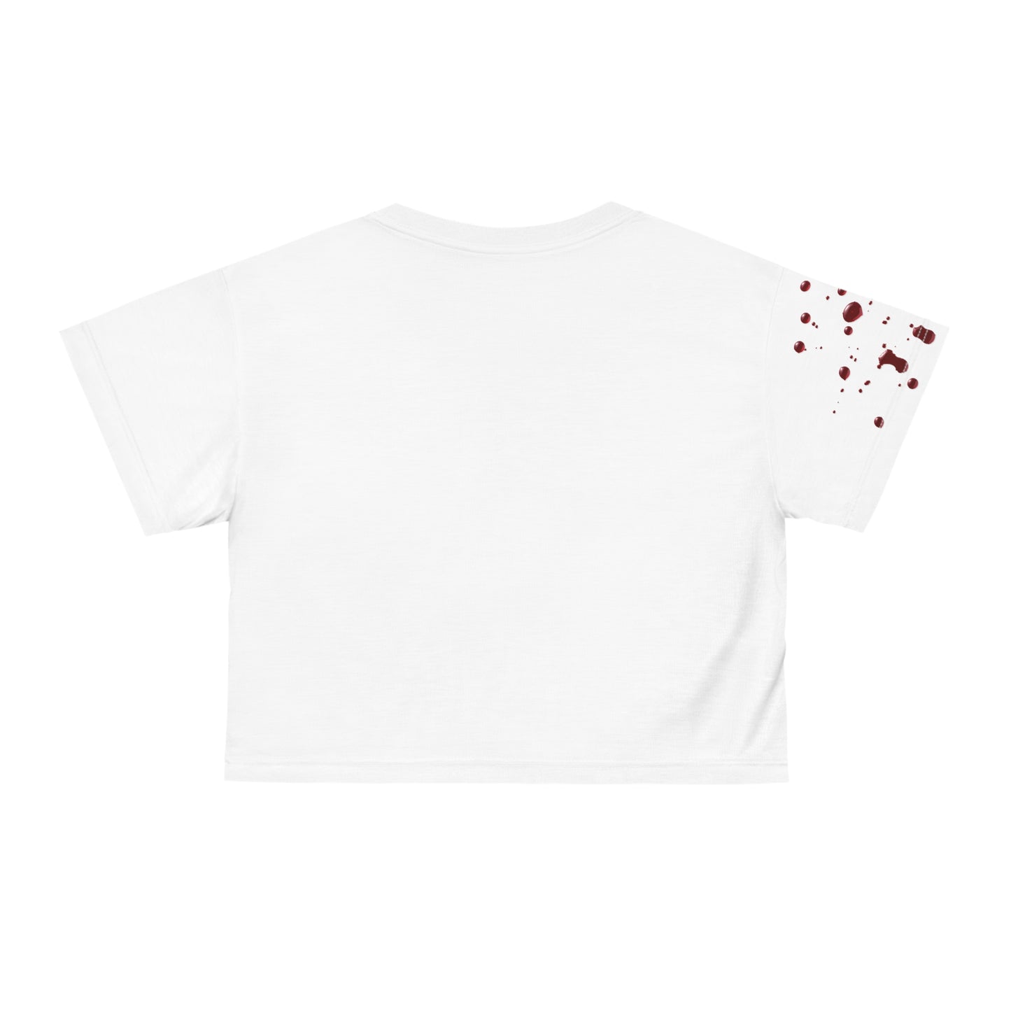 Code Blooded Halloween QR Code AOP Crop Top Tee