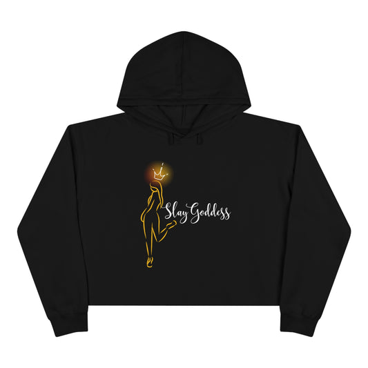 Slay Goddess Crop Hoodie