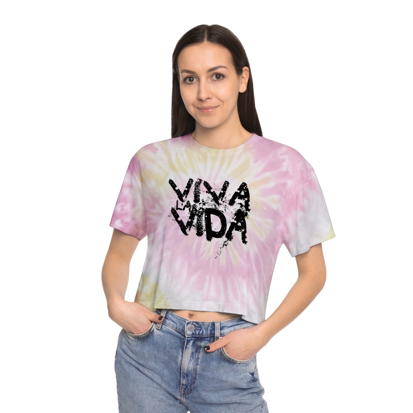 Viva La Vida Women's Tie-Dye Crop Top Ter