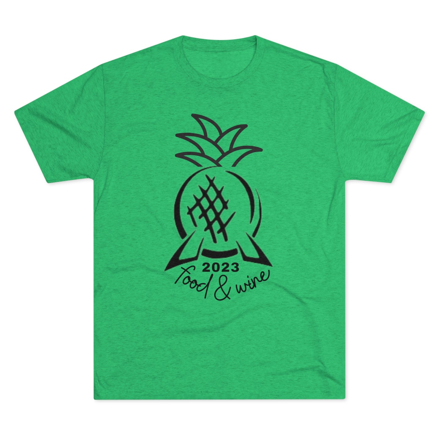 Pineapple Epcot Food and Wine Unisex Tri-Blend Crew Tee