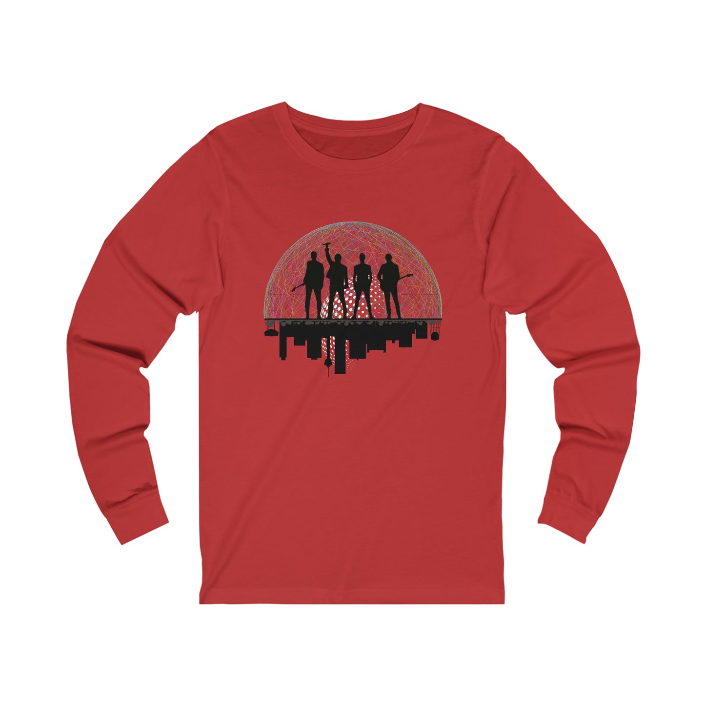 Las Vegas Sphere U2 Unisex Jersey Long Sleeve Tee