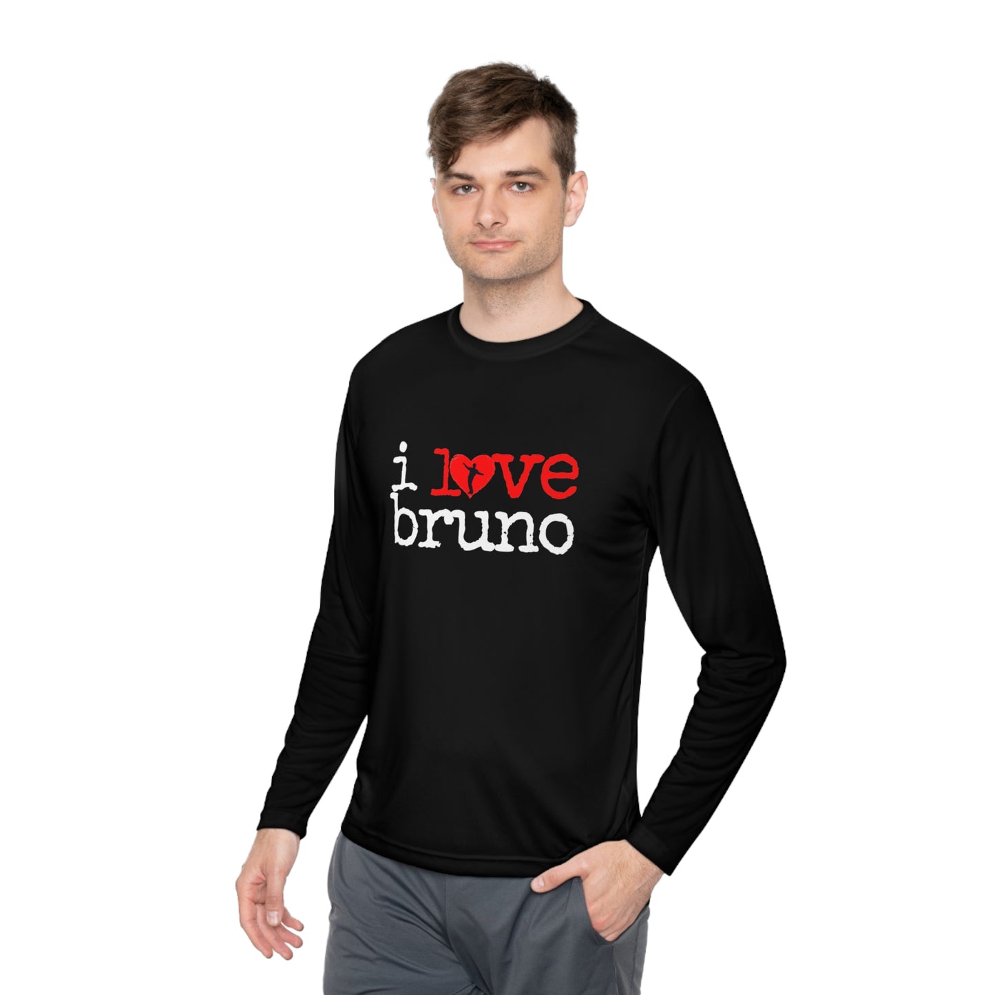 i love bruno mars Unisex Lightweight Long Sleeve Tee