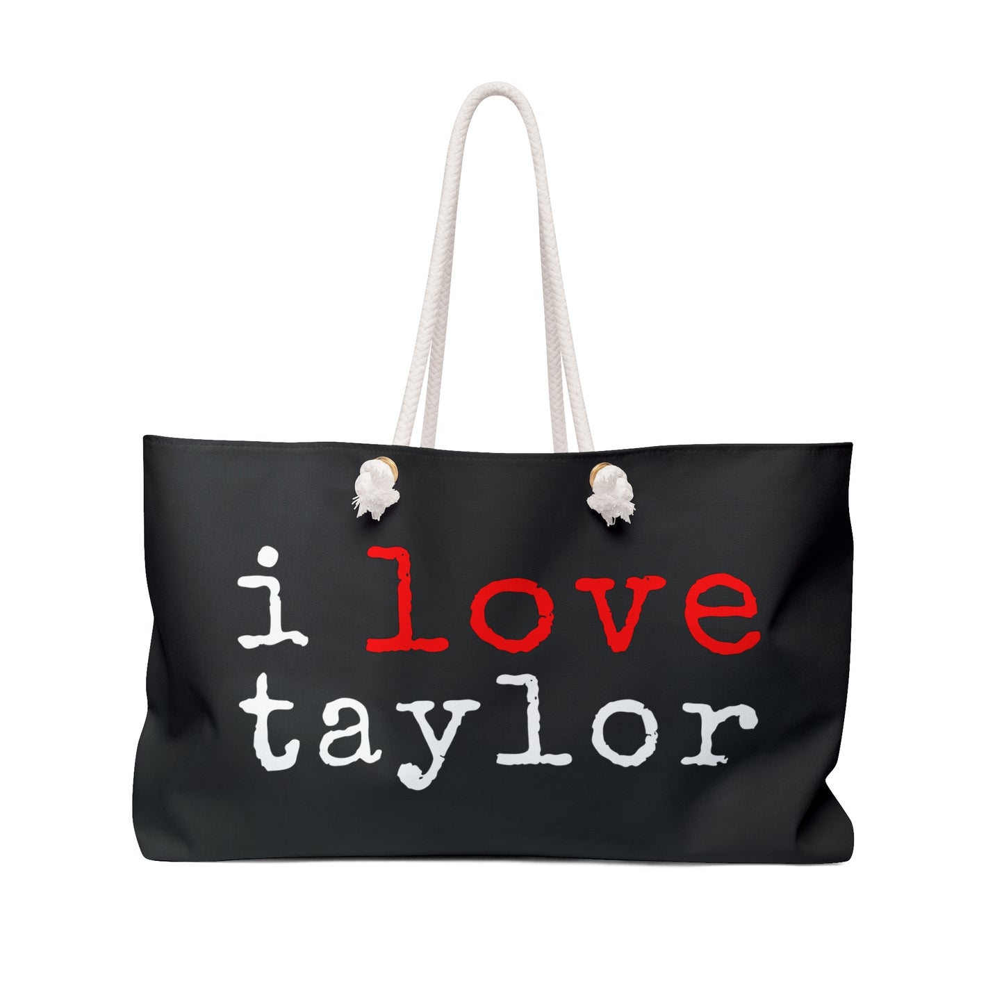 i love taylor Weekender Bag