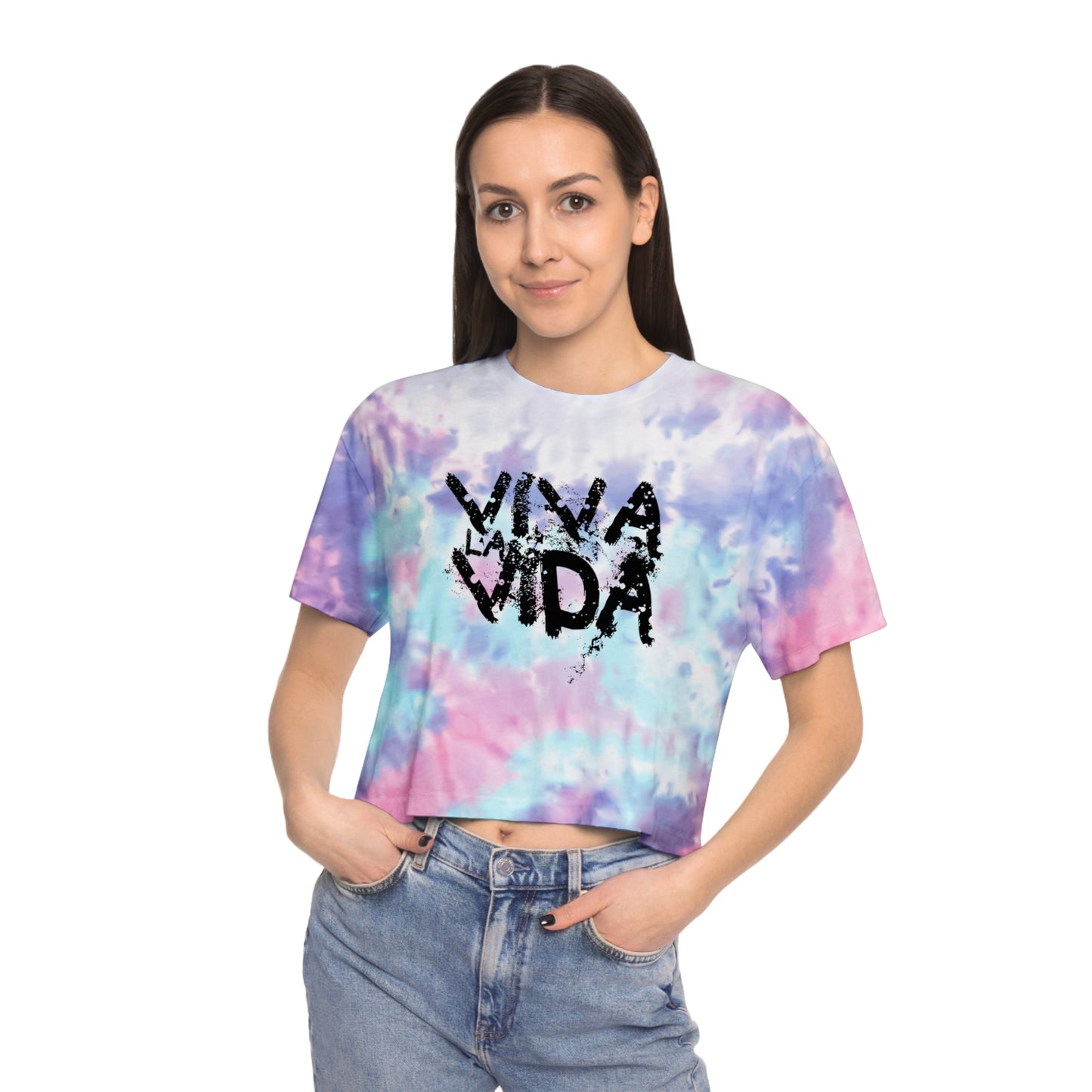 Viva La Vida Women's Tie-Dye Crop Top Ter