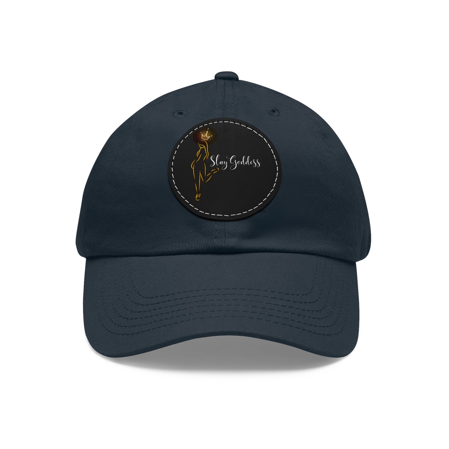 Slay Goddess Sexy Hat with Leather Patch (Round)