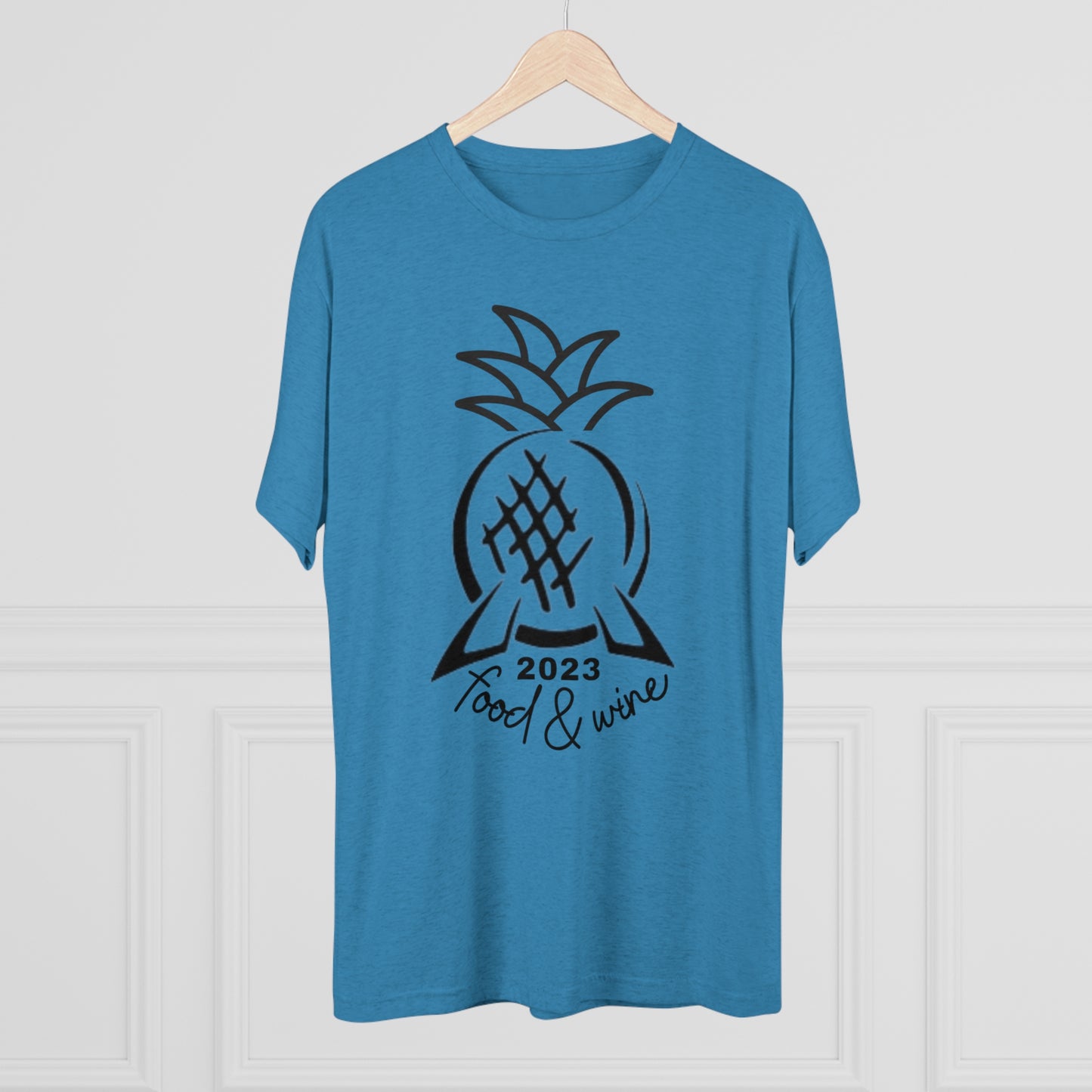 Pineapple Epcot Food and Wine Unisex Tri-Blend Crew Tee