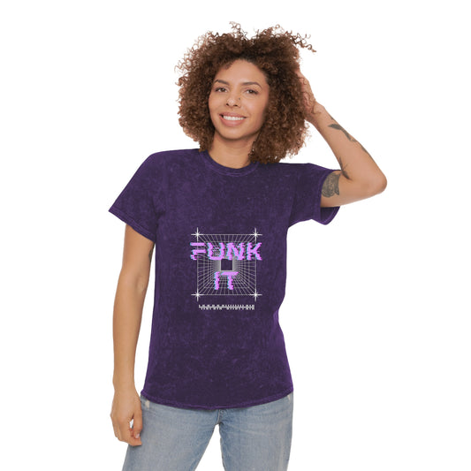 Funk It Trendy Shirt for Woman and Man Unisex Mineral Wash T-Shirt