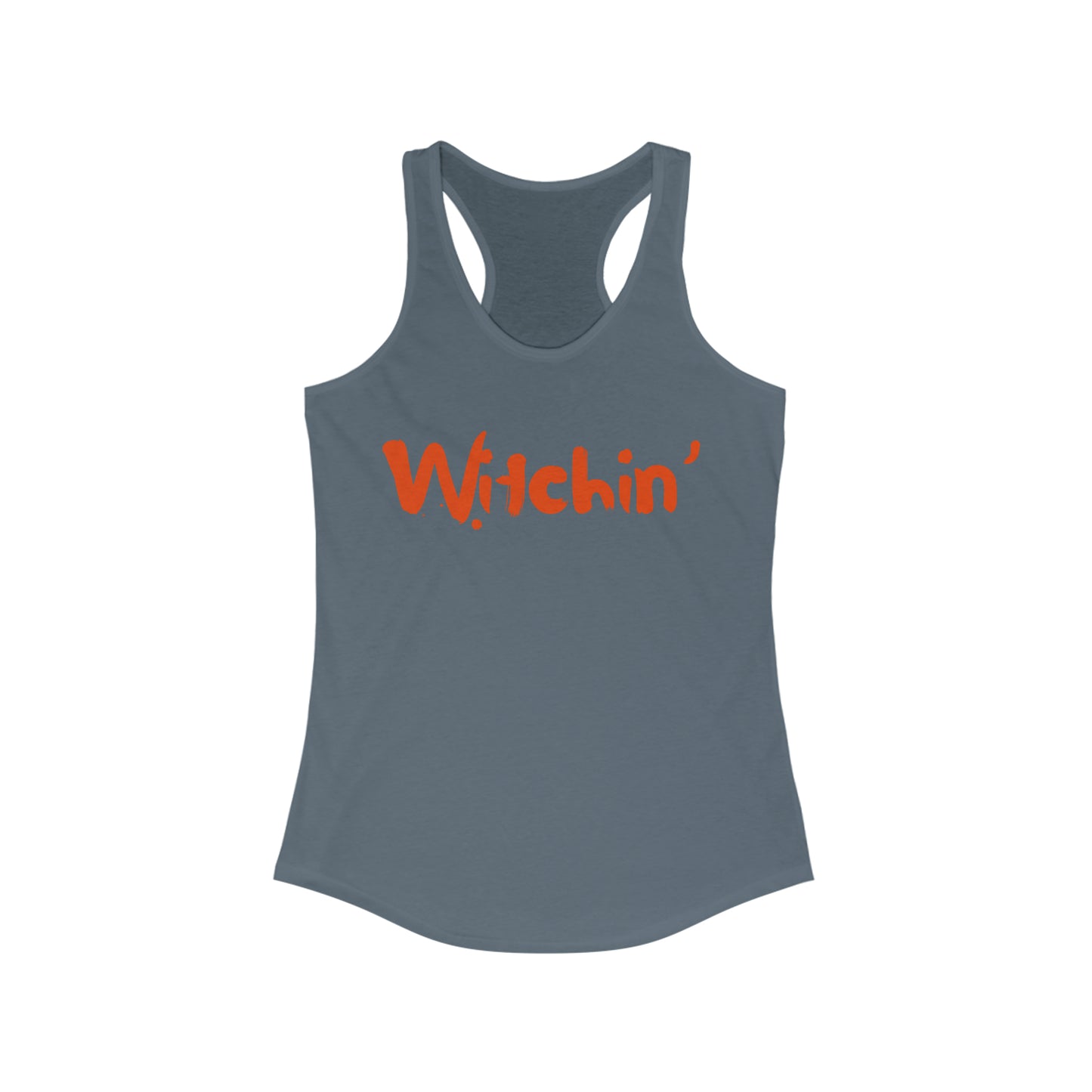 Witchin Halloween Witch Women's Ideal Racerback Tank