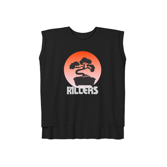 The Killers Women’s Flowy Rolled Cuffs Muscle Tee