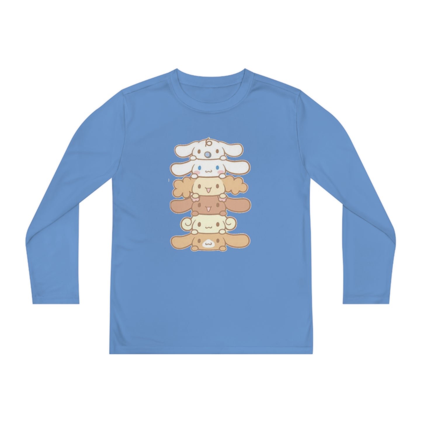 Kawaii Cinnamoroll Friends Youth Long Sleeve Competitor Tee