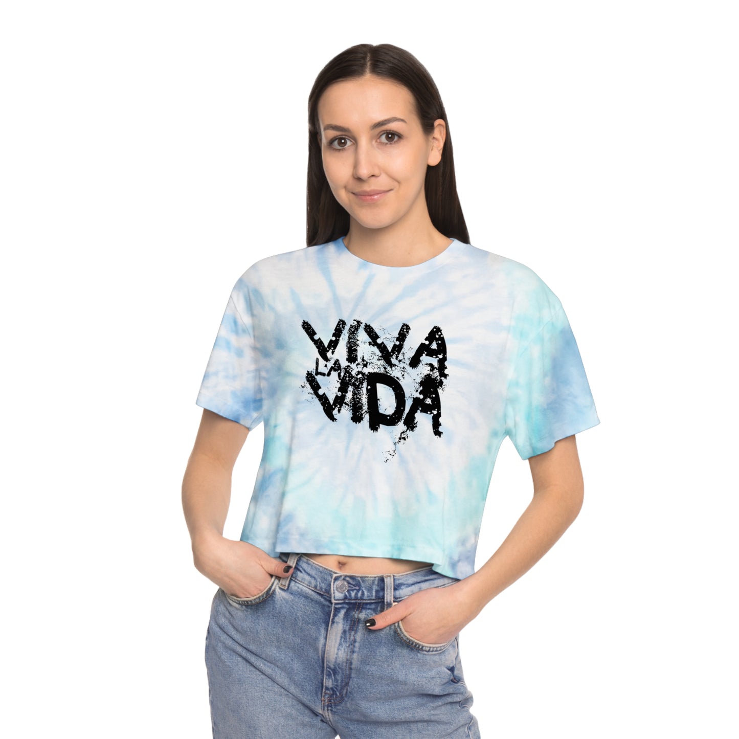 Viva La Vida Women's Tie-Dye Crop Top Ter