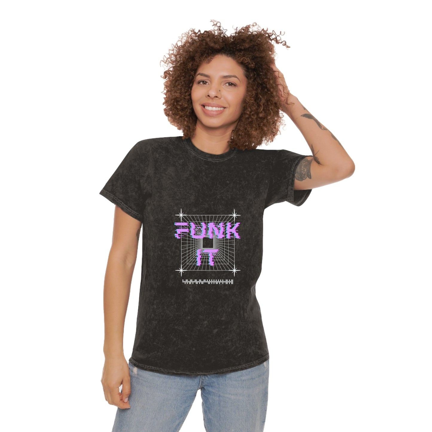 Funk It Trendy Shirt for Woman and Man Unisex Mineral Wash T-Shirt