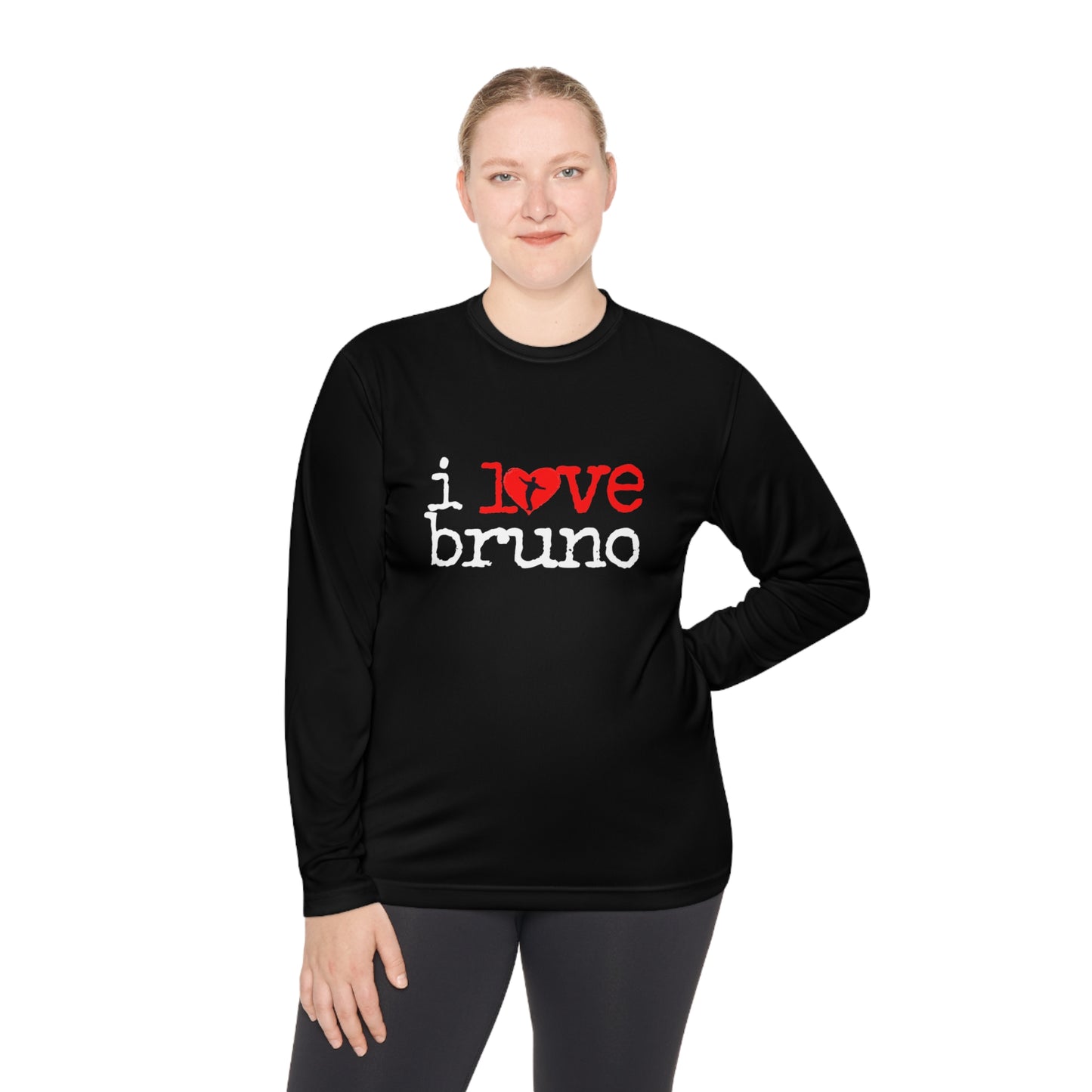 i love bruno mars Unisex Lightweight Long Sleeve Tee