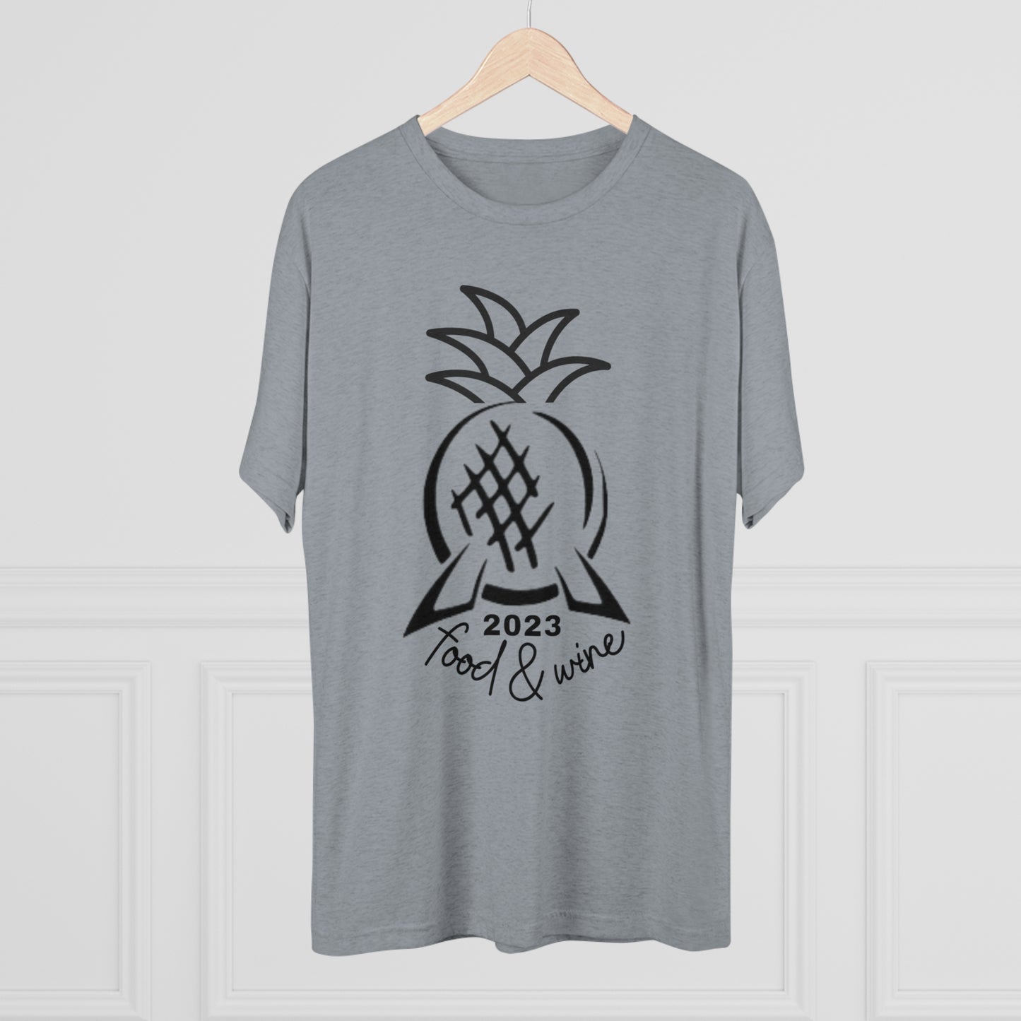 Pineapple Epcot Food and Wine Unisex Tri-Blend Crew Tee