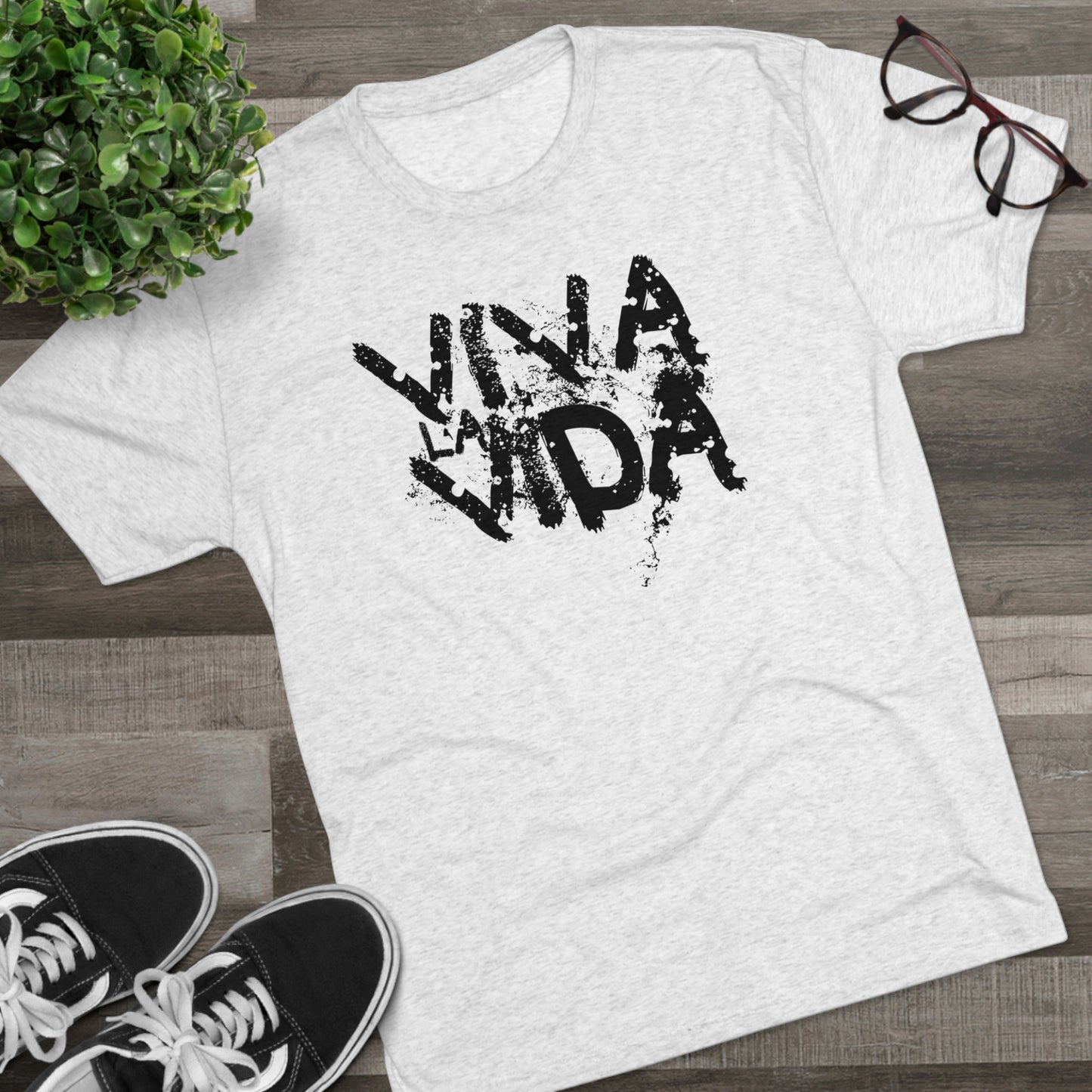 Viva La Vida Rock Unisex Tri-Blend Crew Tee