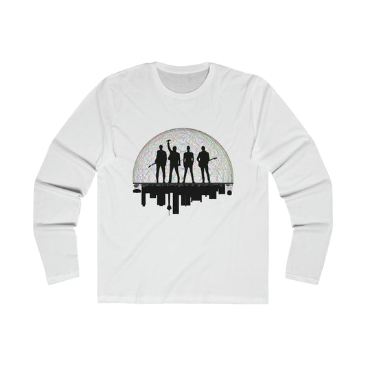 Las Vegas Strip Sphere U2 Men's Long Sleeve Crew Tee