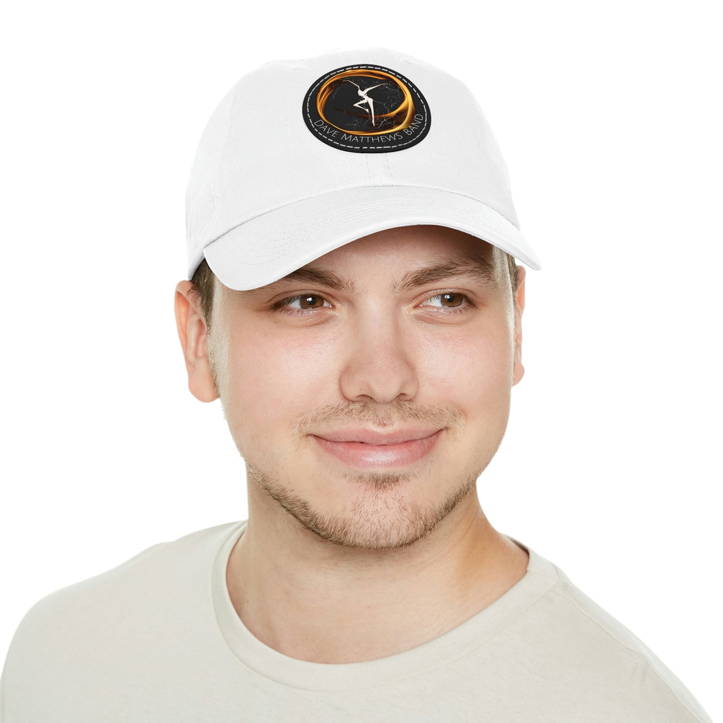 DMB Dad Hat with Leather Patch (Round)