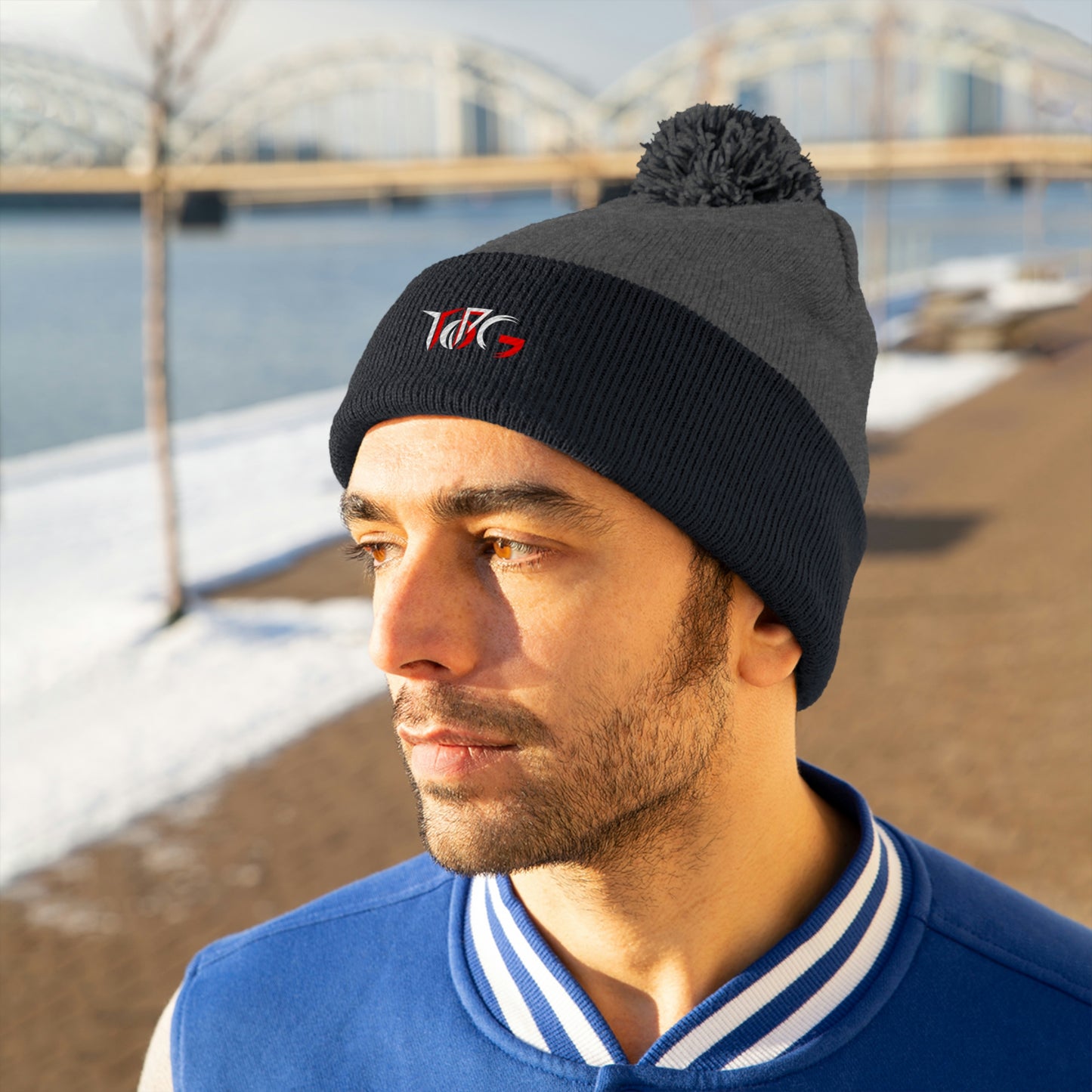 Top G Unisex Pom Pom Beanie