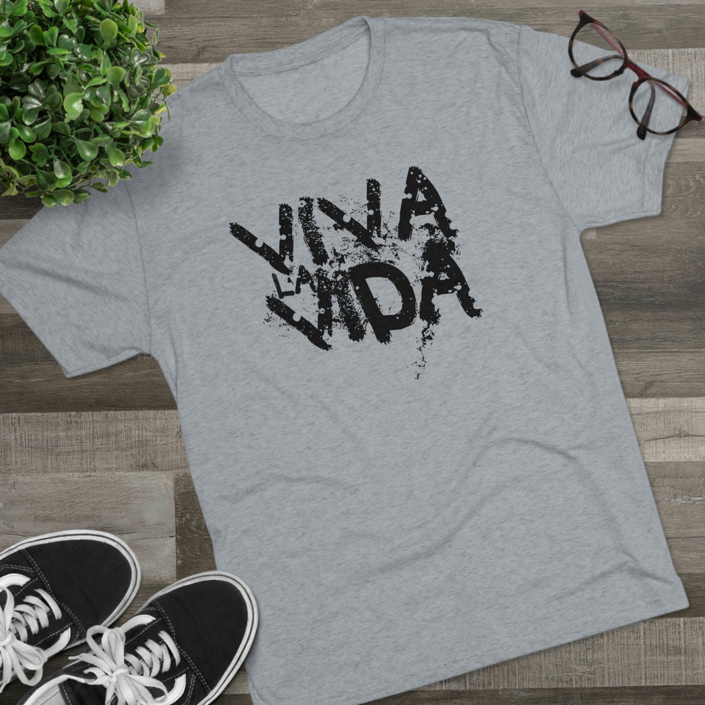 Viva La Vida Rock Unisex Tri-Blend Crew Tee