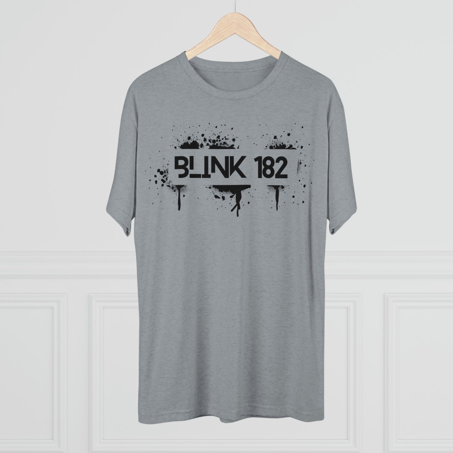 Blink Stencil Shirt Unisex Tri-Blend Crew Tee