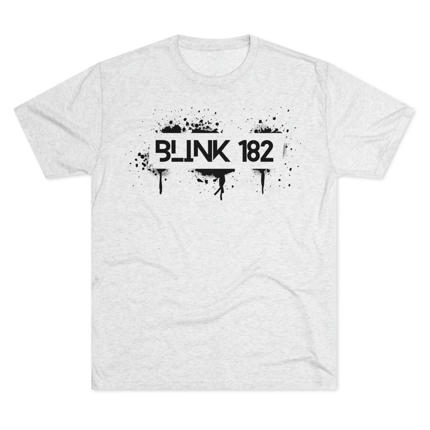 Blink Stencil Shirt Unisex Tri-Blend Crew Tee