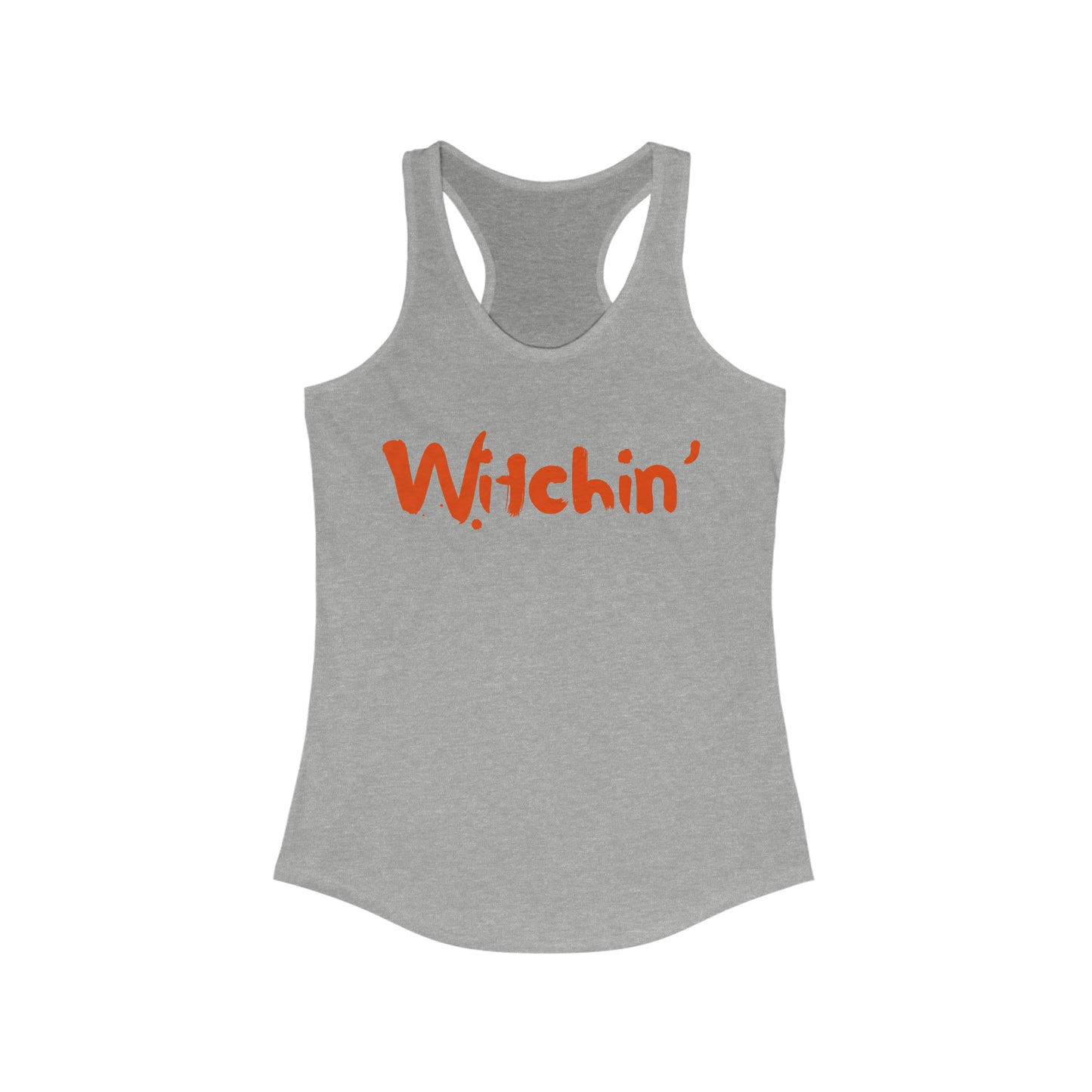 Witchin Halloween Witch Women's Ideal Racerback Tank