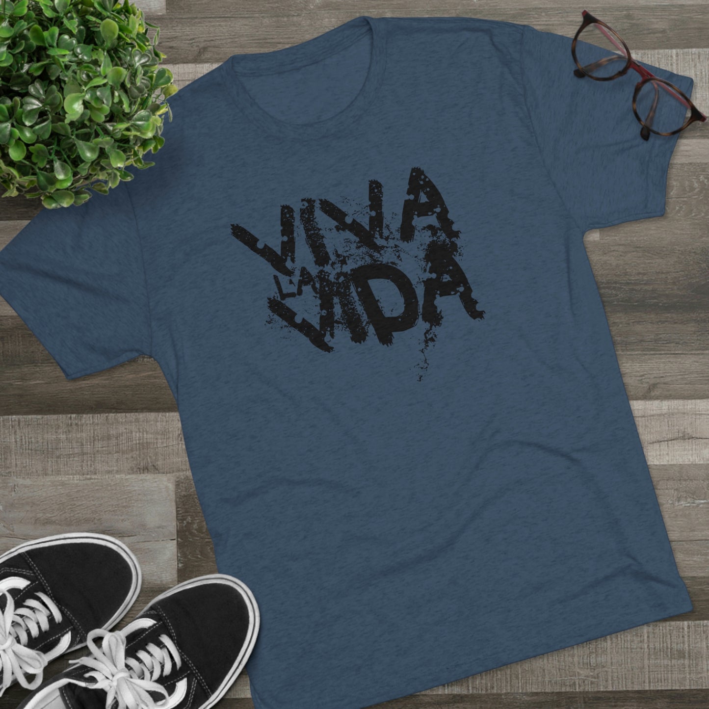 Viva La Vida Rock Unisex Tri-Blend Crew Tee