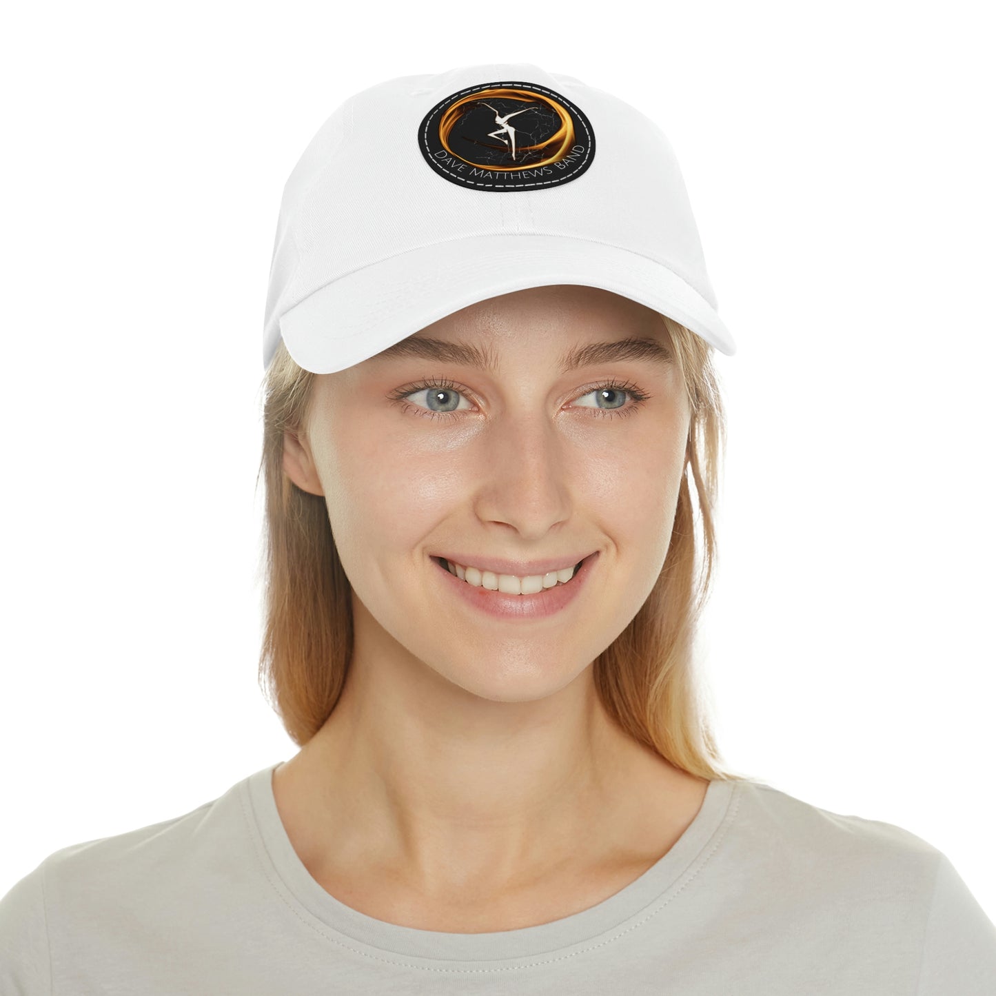 DMB Dad Hat with Leather Patch (Round)