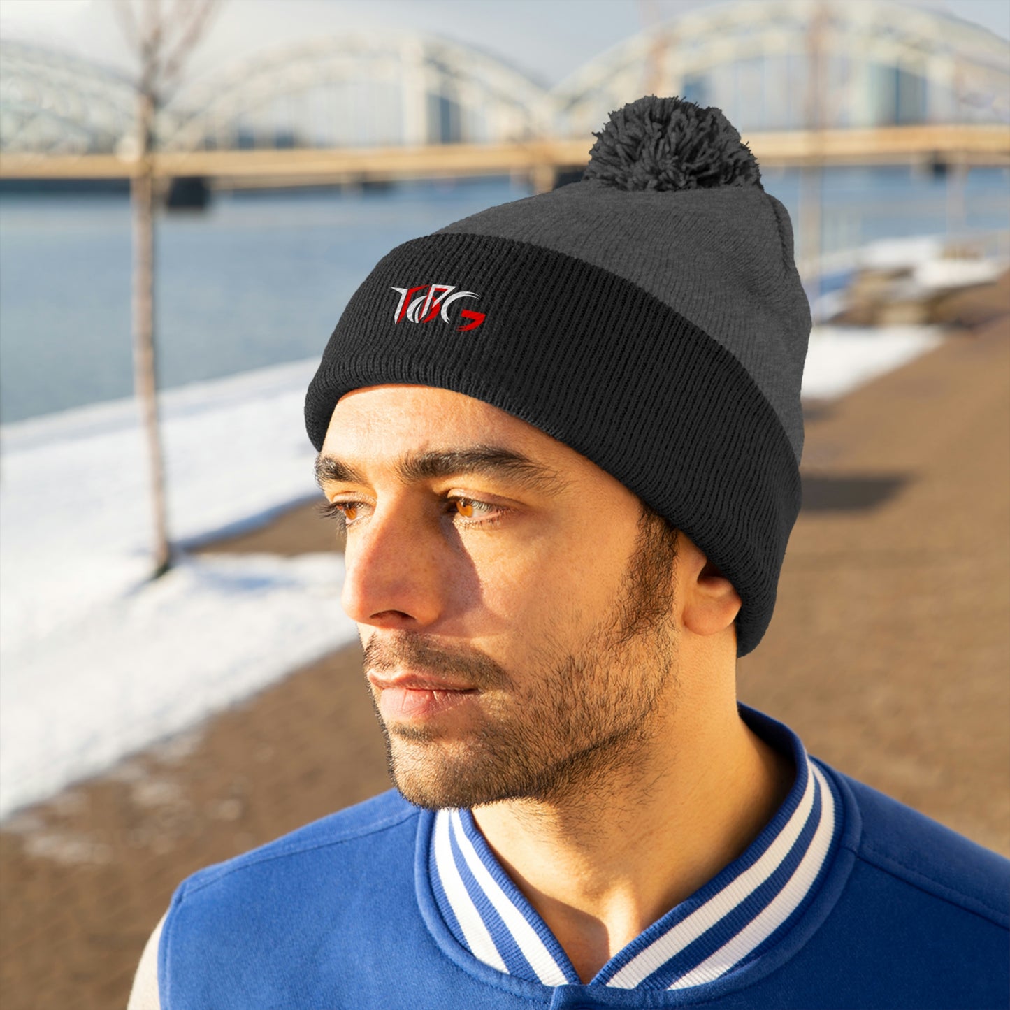 Top G Unisex Pom Pom Beanie