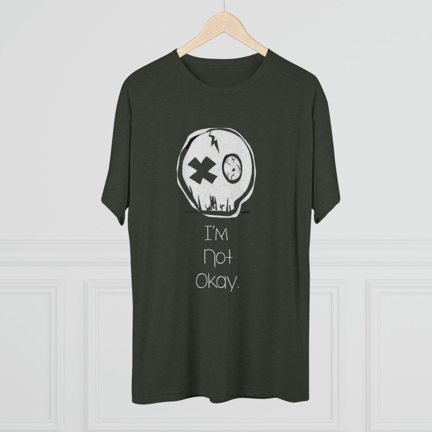 I’m Not Okay MCR  Unisex Tri-Blend Crew Tee