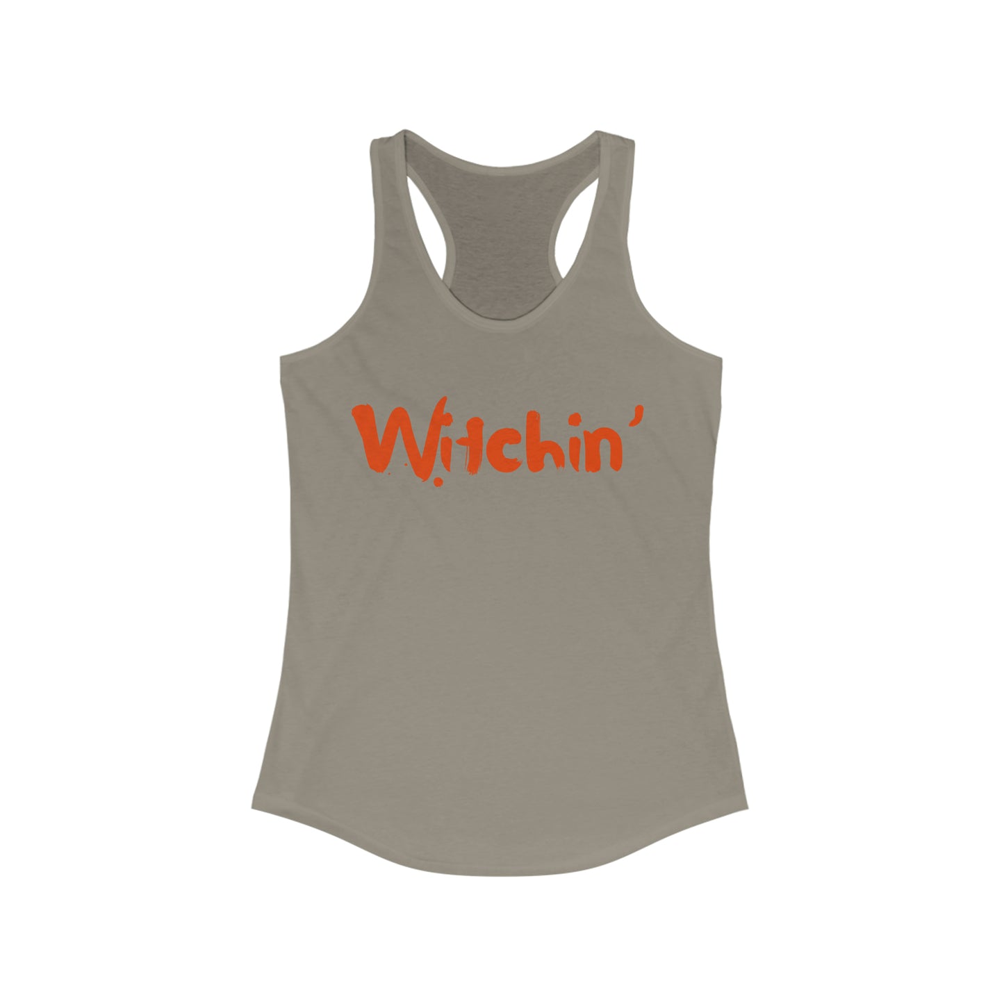 Witchin Halloween Witch Women's Ideal Racerback Tank