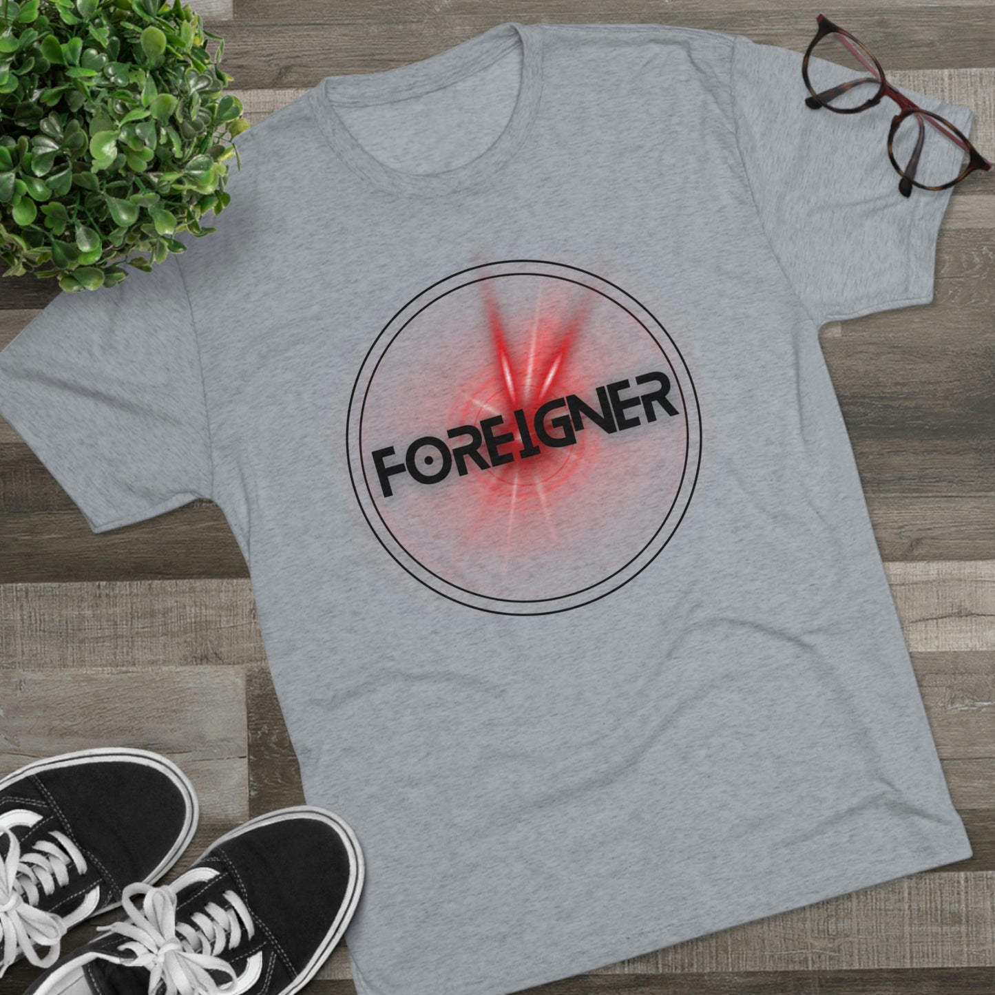 Foreigner Shirt Unisex Tri-Blend Crew Tee