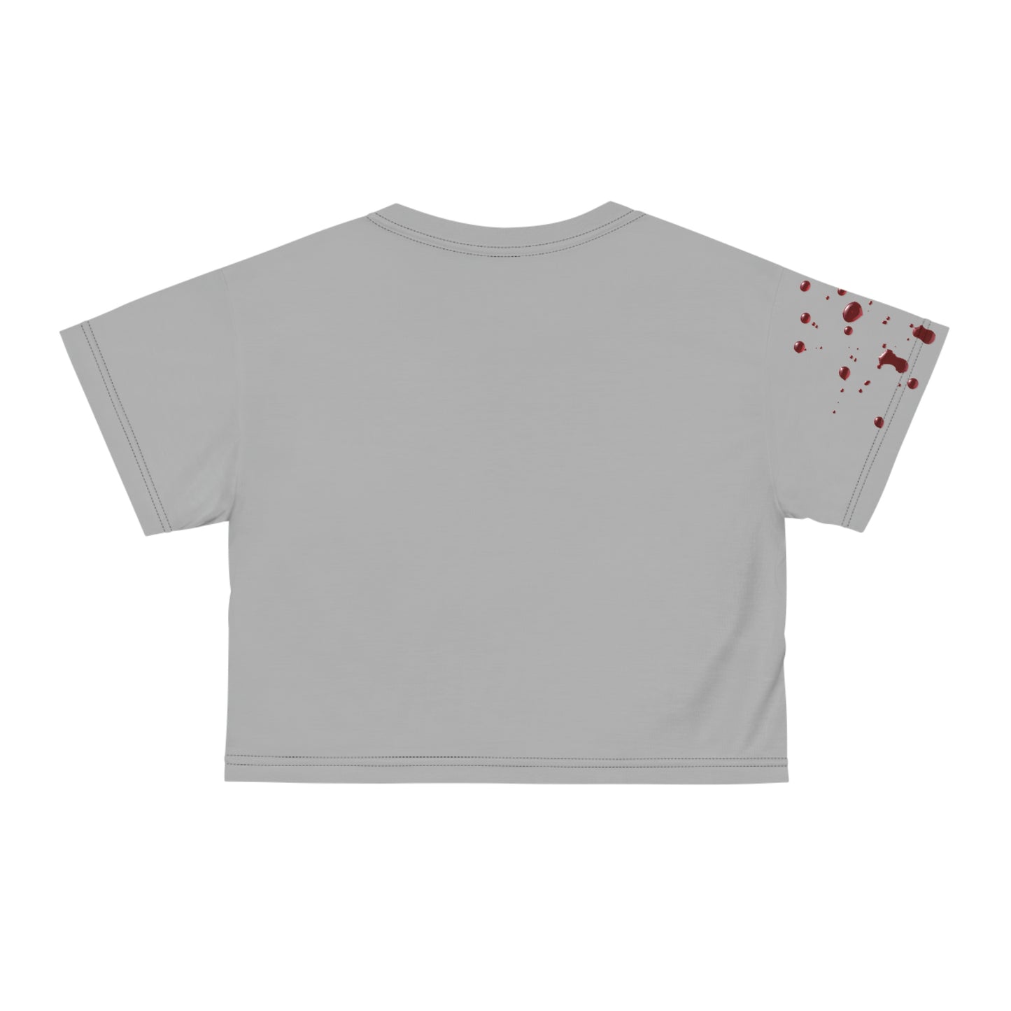 Code Blooded Halloween QR Code AOP Crop Top Tee