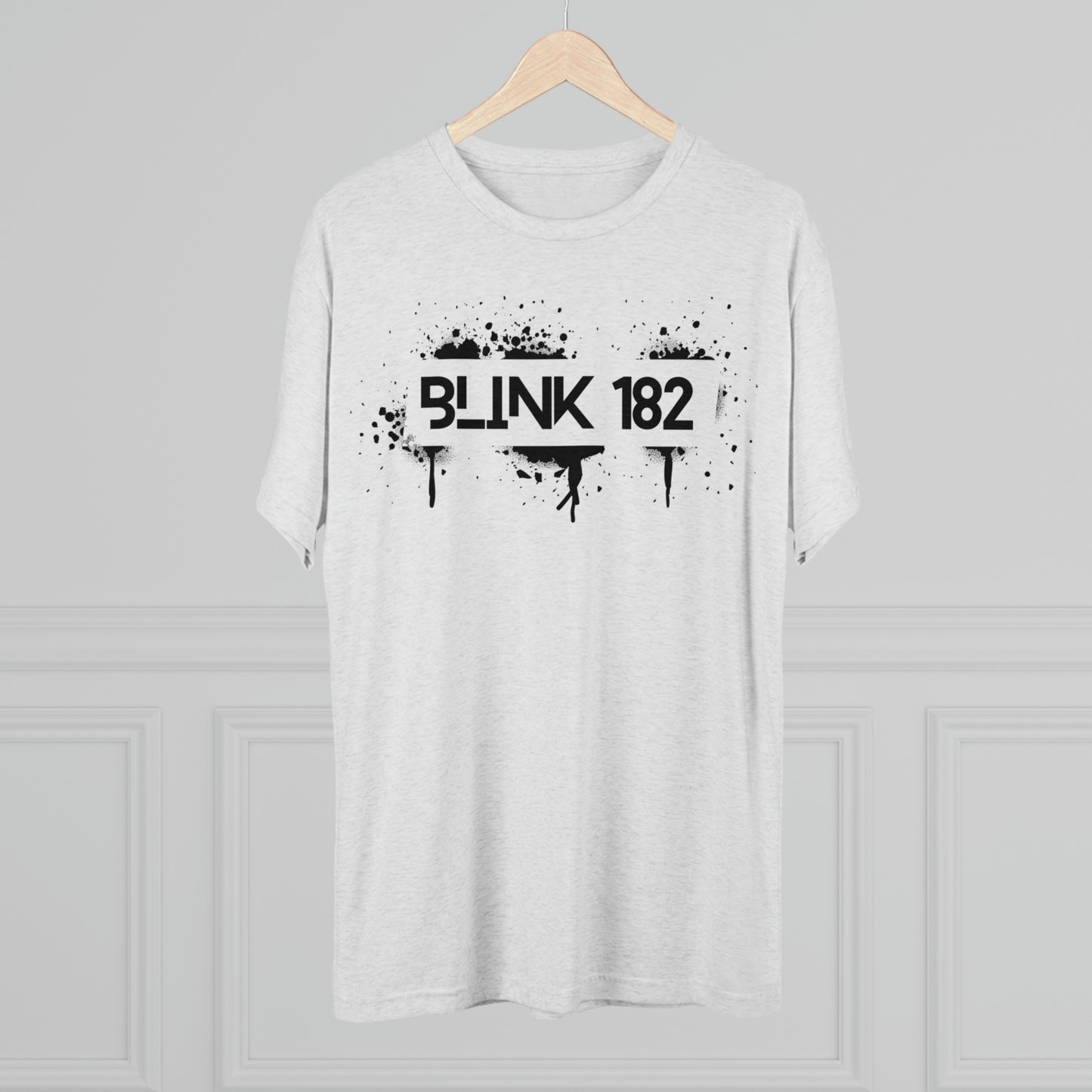 Blink Stencil Shirt Unisex Tri-Blend Crew Tee