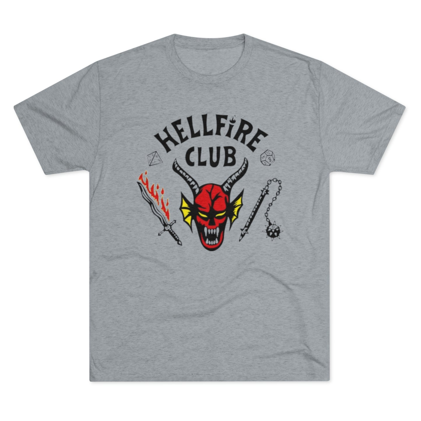 Hell Club Stranger Things Unisex Tri-Blend Crew Tee