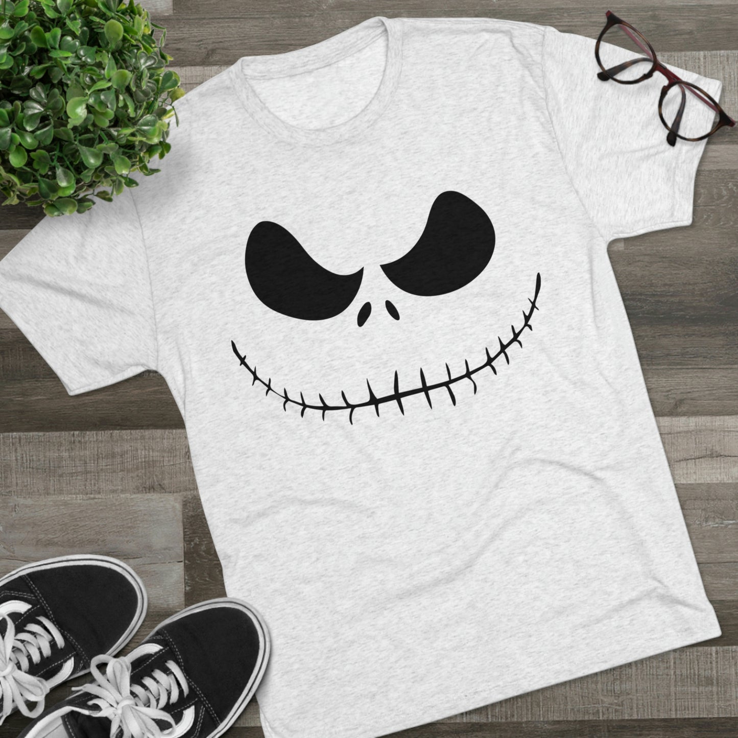 Halloween Jack Unisex Tri-Blend Crew Tee